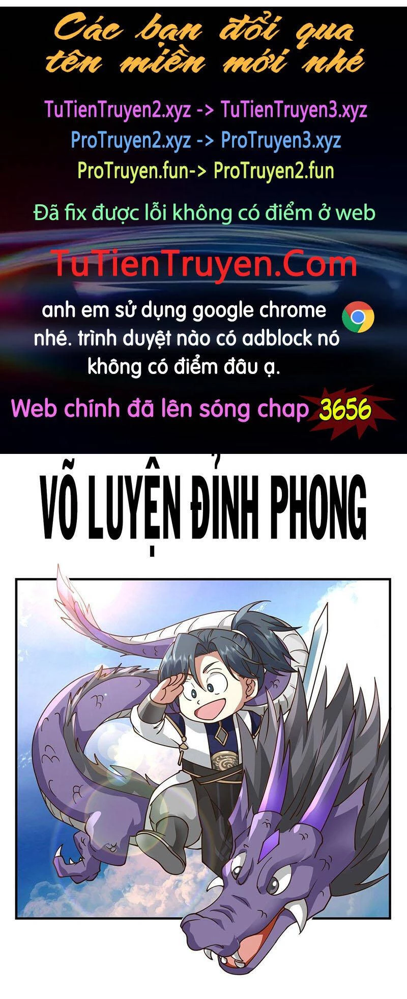 Võ Luyện Đỉnh Phong Chapter 3655 - 1