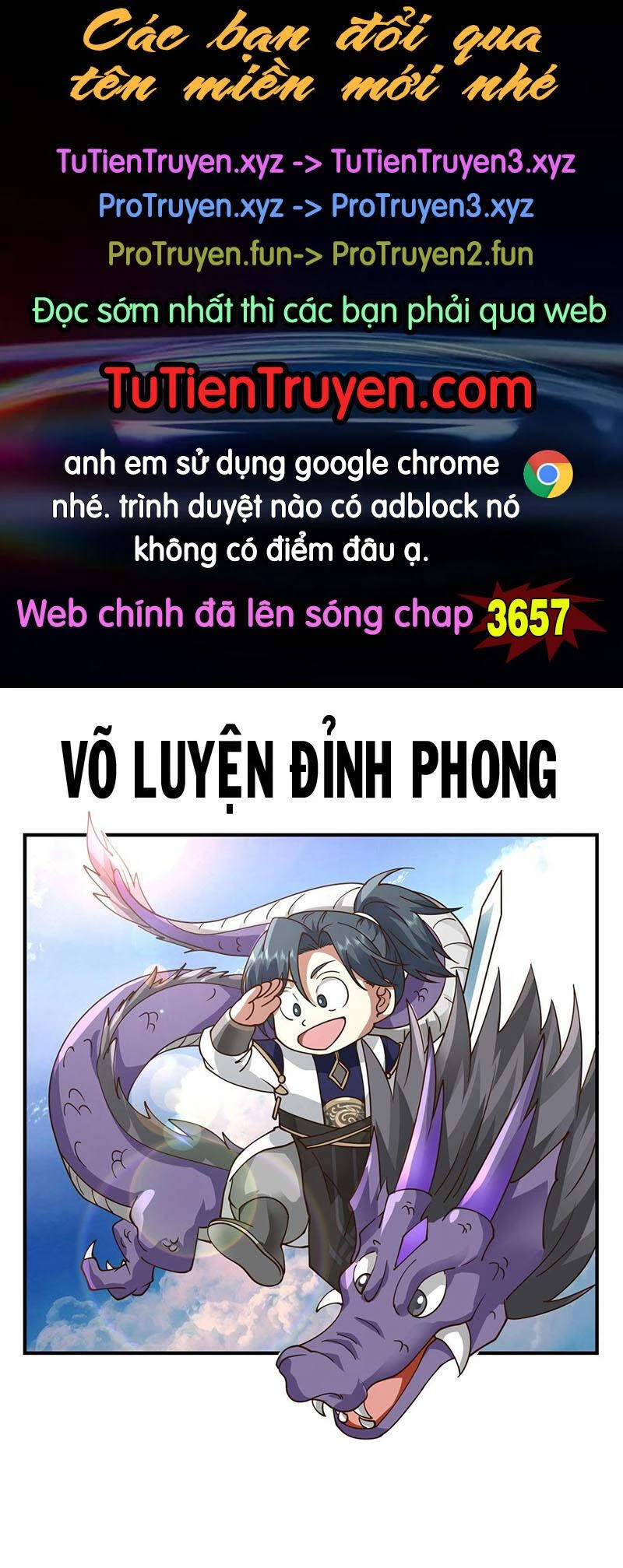 Võ Luyện Đỉnh Phong Chapter 3656 - 1